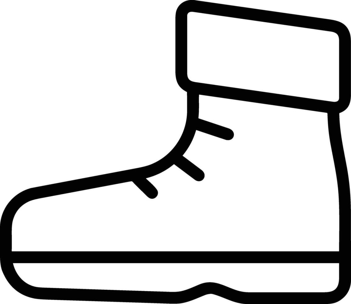 Boots symbol icon vector image. Illustration of the boot footwear shoe design image. EPS 10