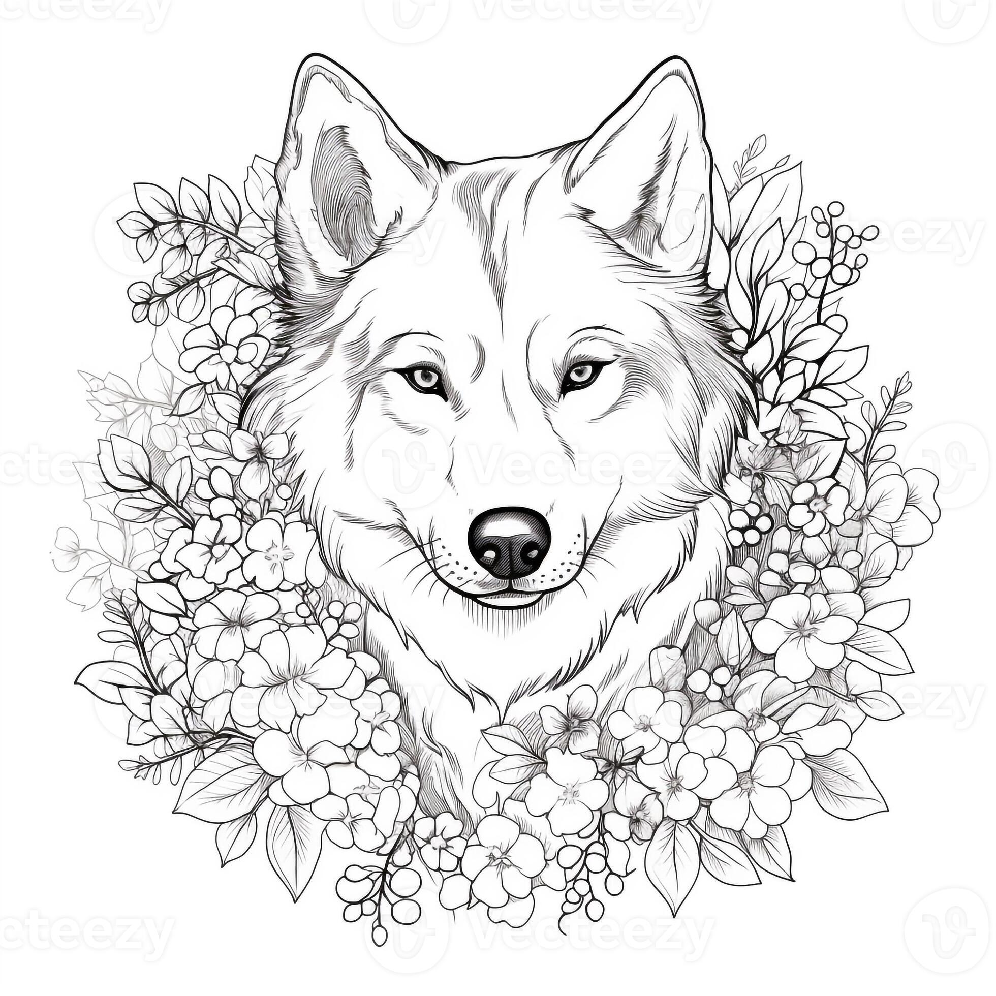 Animals Coloring Pages Stock Photo
