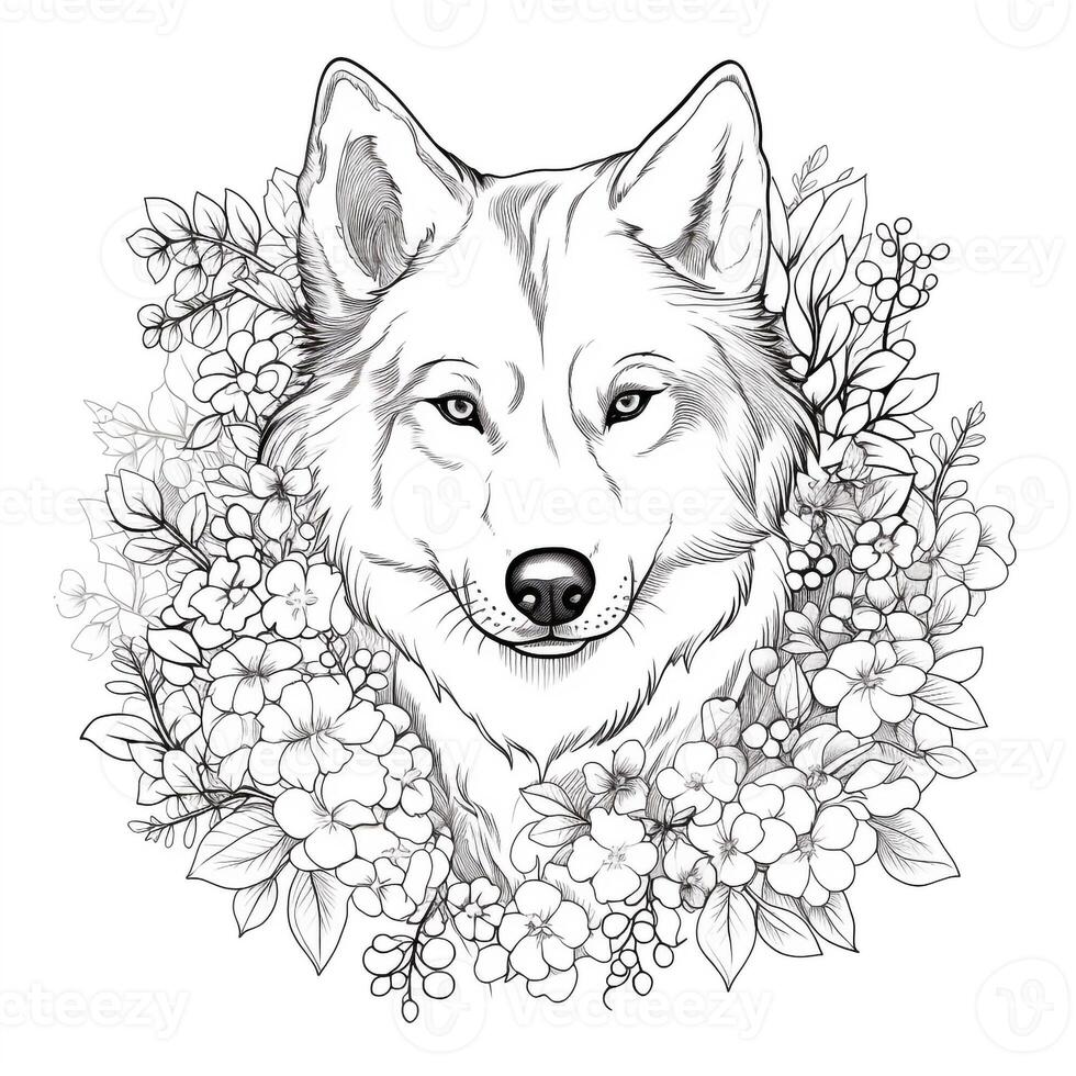 Animals Coloring Pages 26595127 Stock Photo at Vecteezy