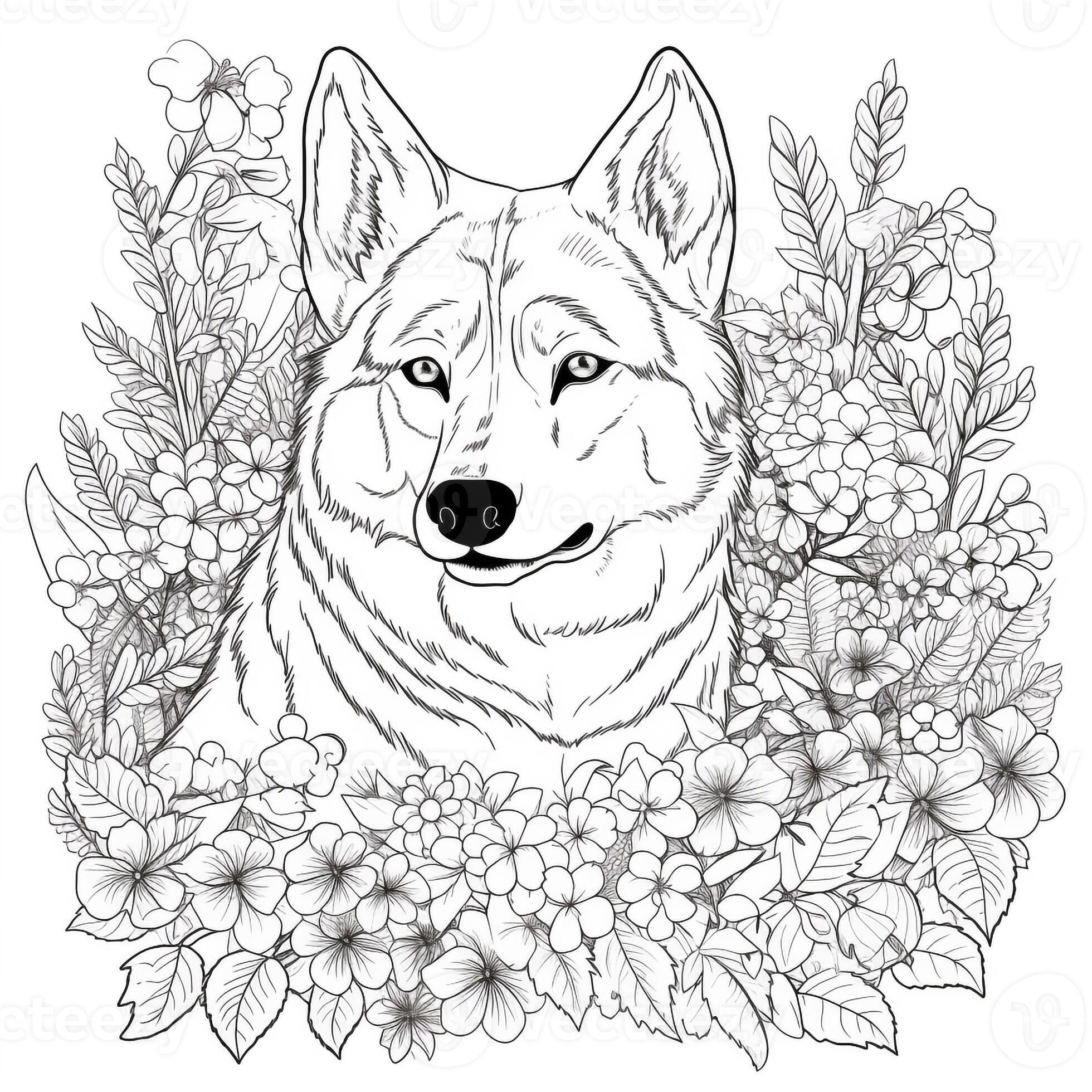 Animals Coloring Pages 26595153 Stock Photo at Vecteezy