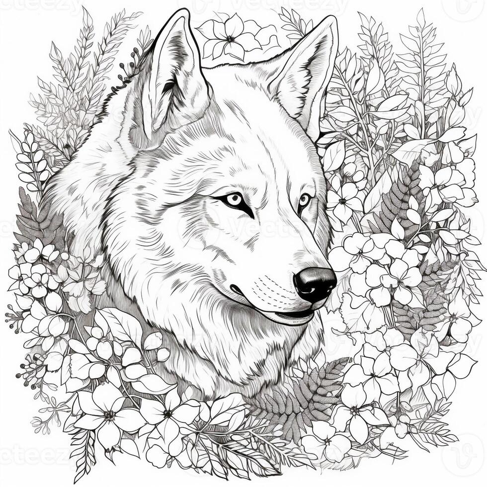 Animals Coloring Pages 26595181 Stock Photo at Vecteezy