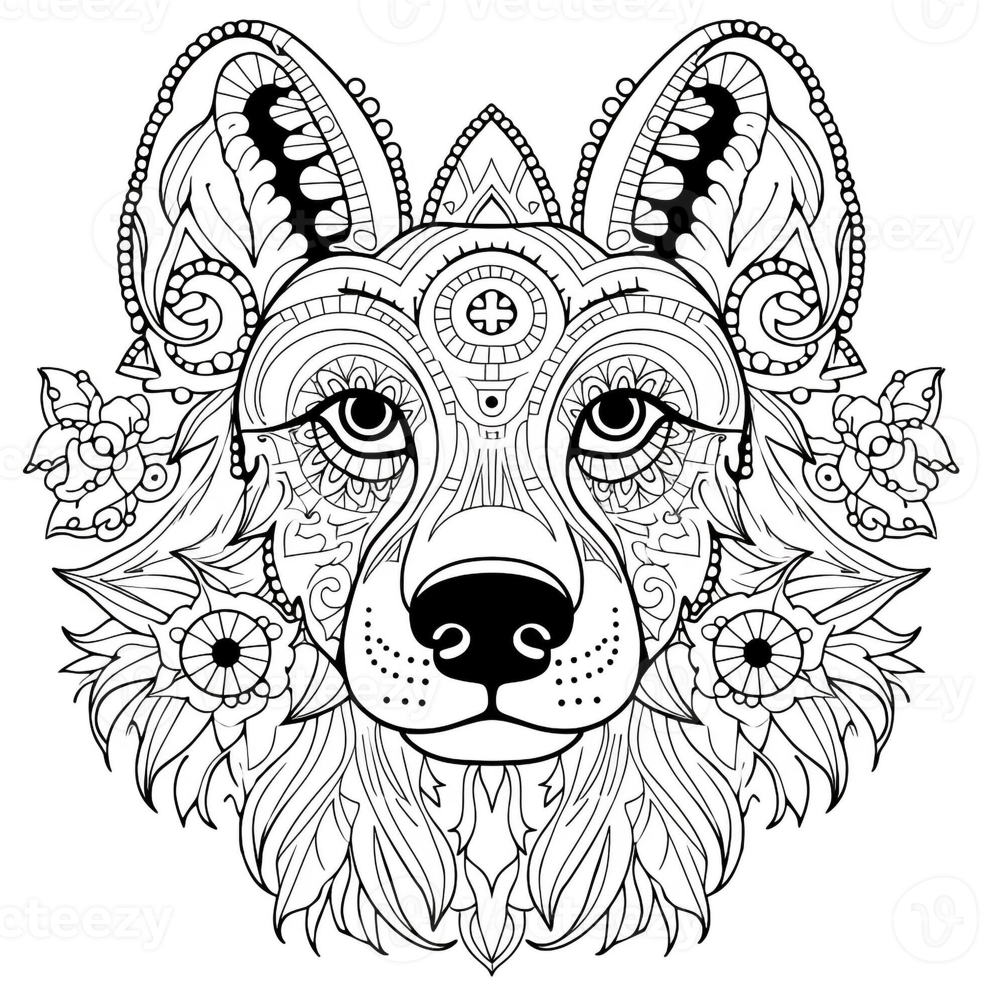 Animals Coloring Pages 26595287 Stock Photo at Vecteezy