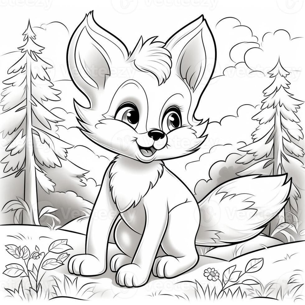Animals Coloring Pages 26595456 Stock Photo at Vecteezy