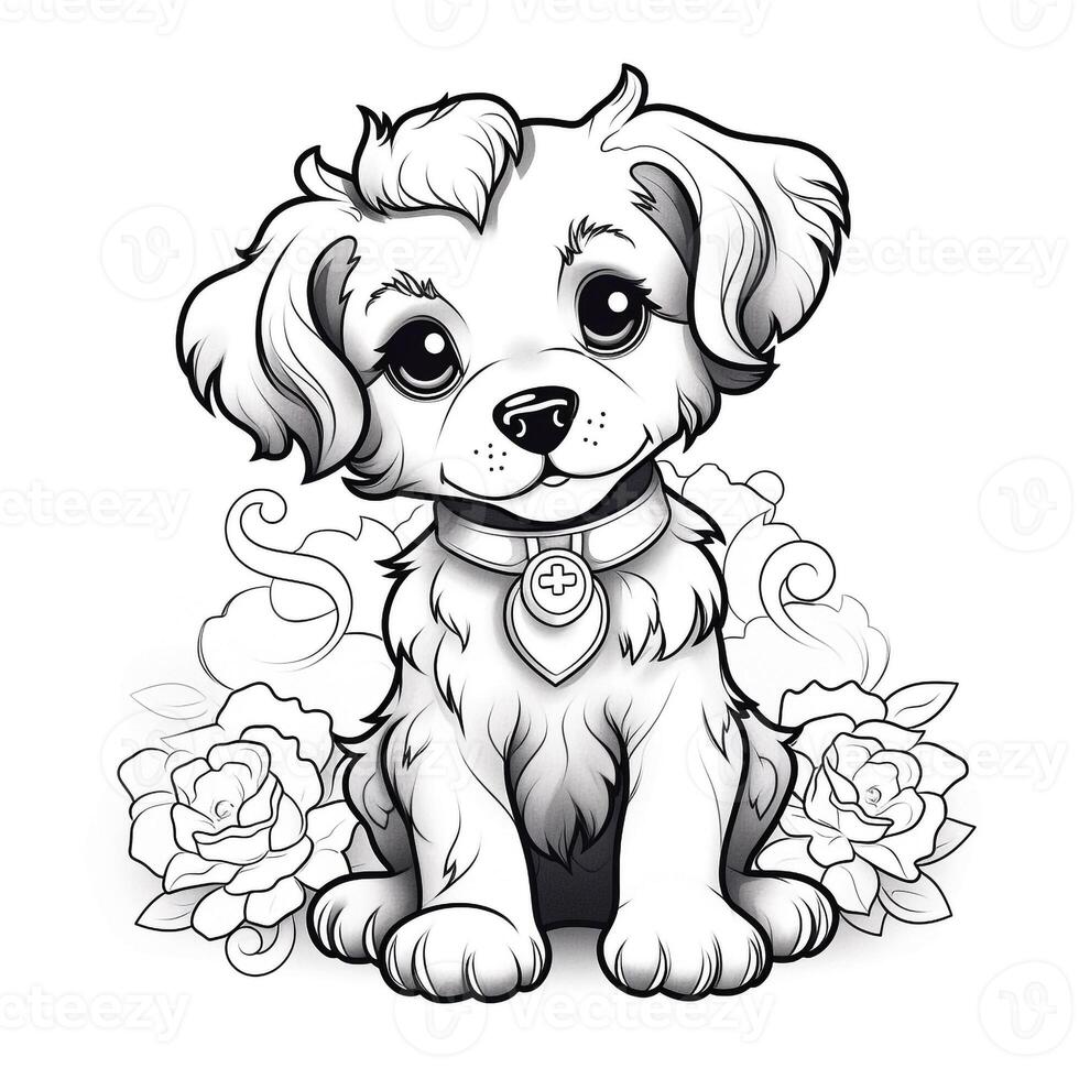 Animals Coloring Pages Stock Photo