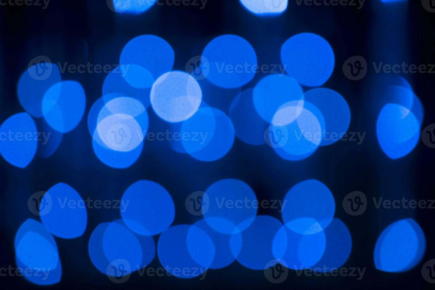 blue lights on a black background photo