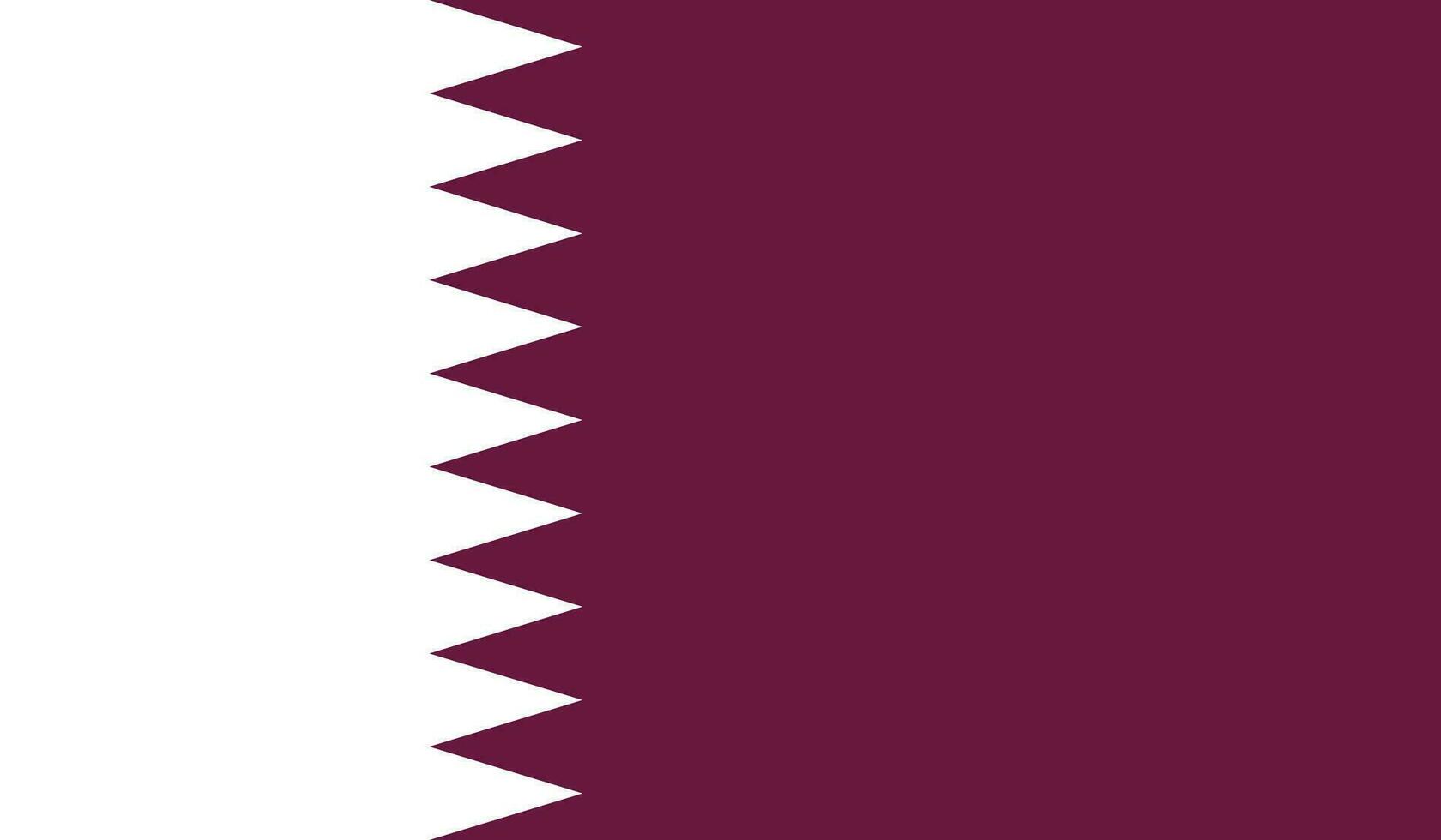 Katar bandera vector icono aislado en blanco antecedentes gratis vector.