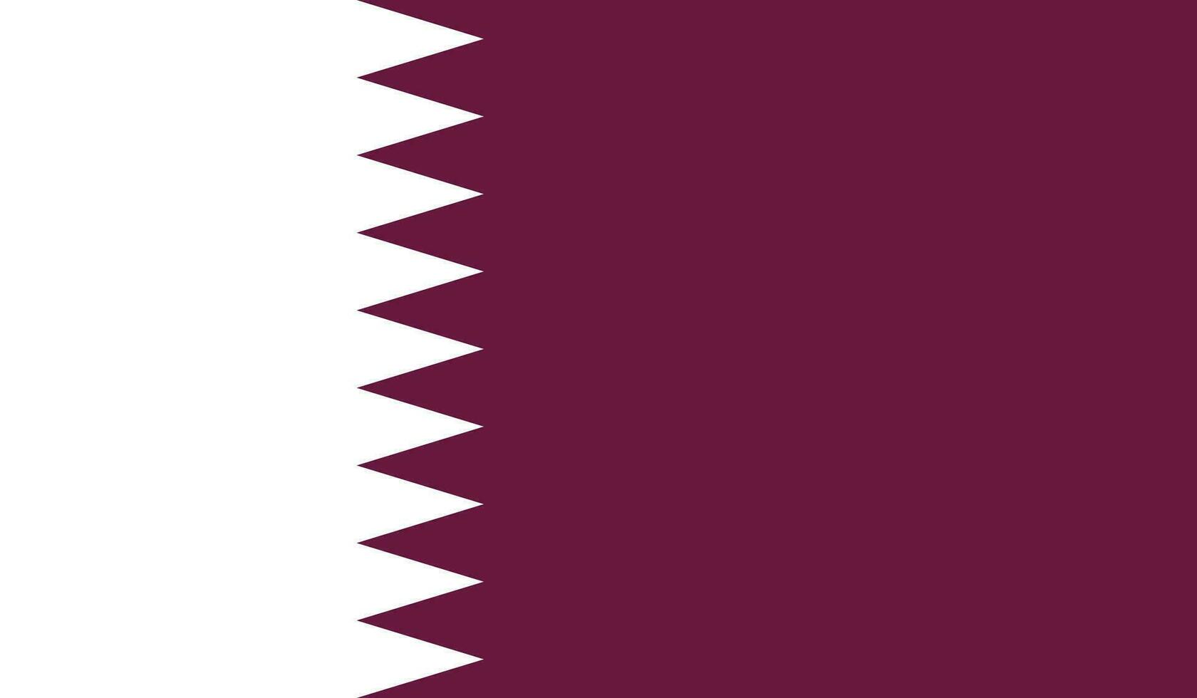 Qatar flag vector icon isolated on white background Free Vector.