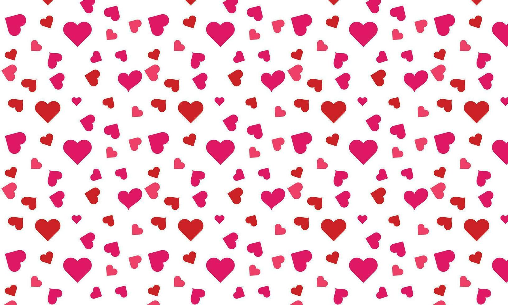 Hearts Seamless Pattern. Love Shape Pattern Design. Heart Love Seamless Pattern Background Vector Illustration Free Vector.