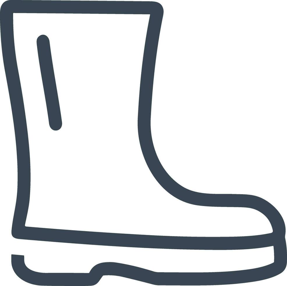 Boots symbol icon vector image. Illustration of the boot footwear shoe design image. EPS 10