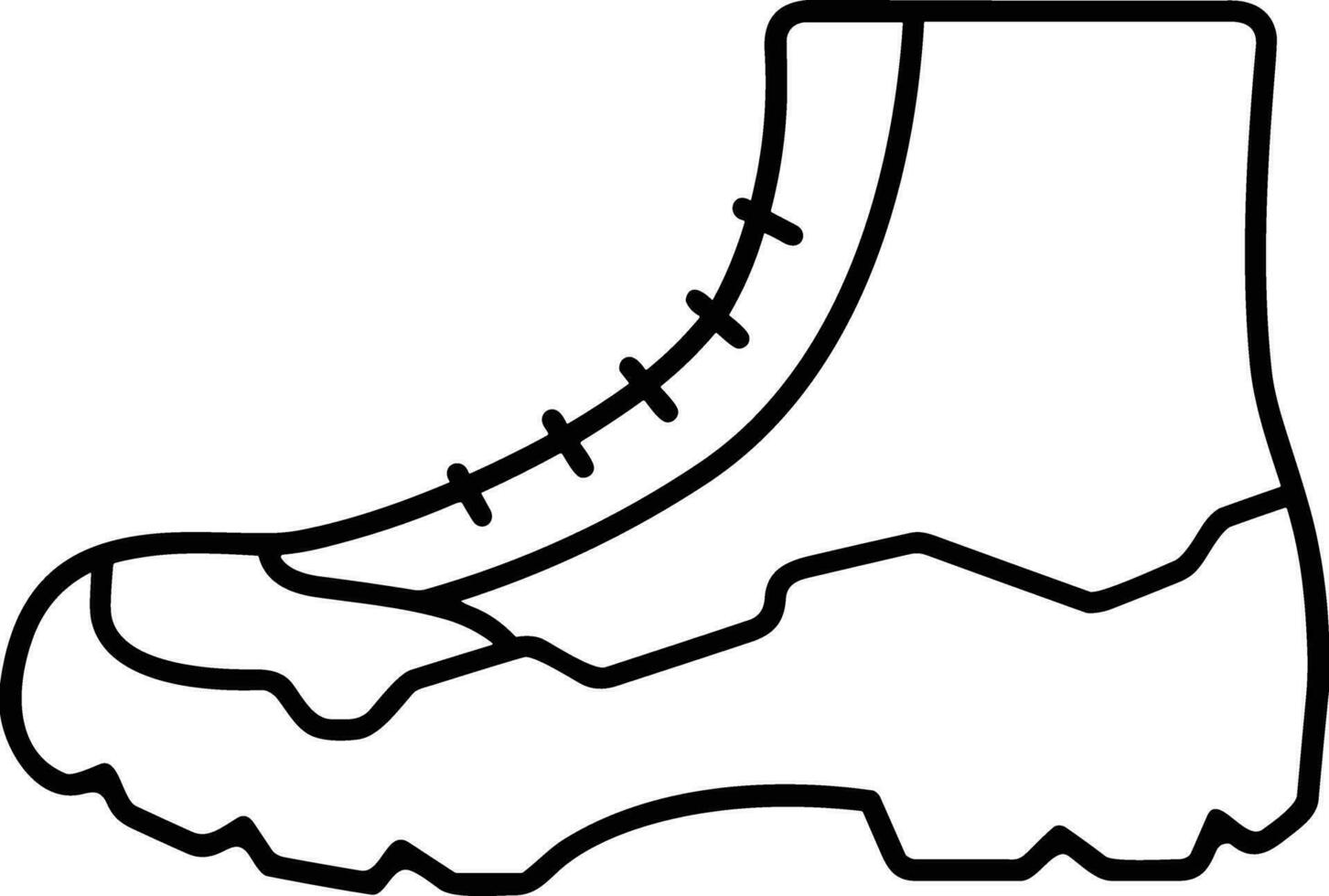 Boots symbol icon vector image. Illustration of the boot footwear shoe design image. EPS 10