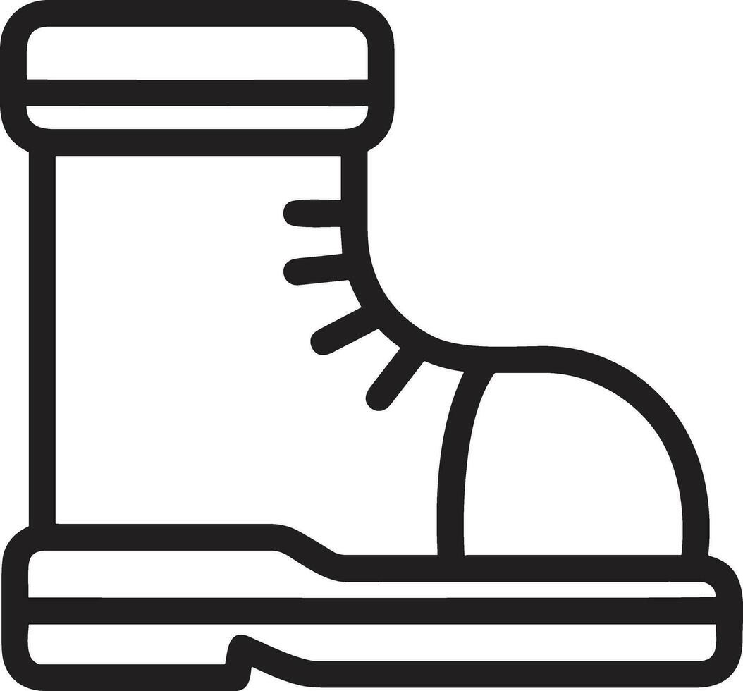 Boots symbol icon vector image. Illustration of the boot footwear shoe design image. EPS 10