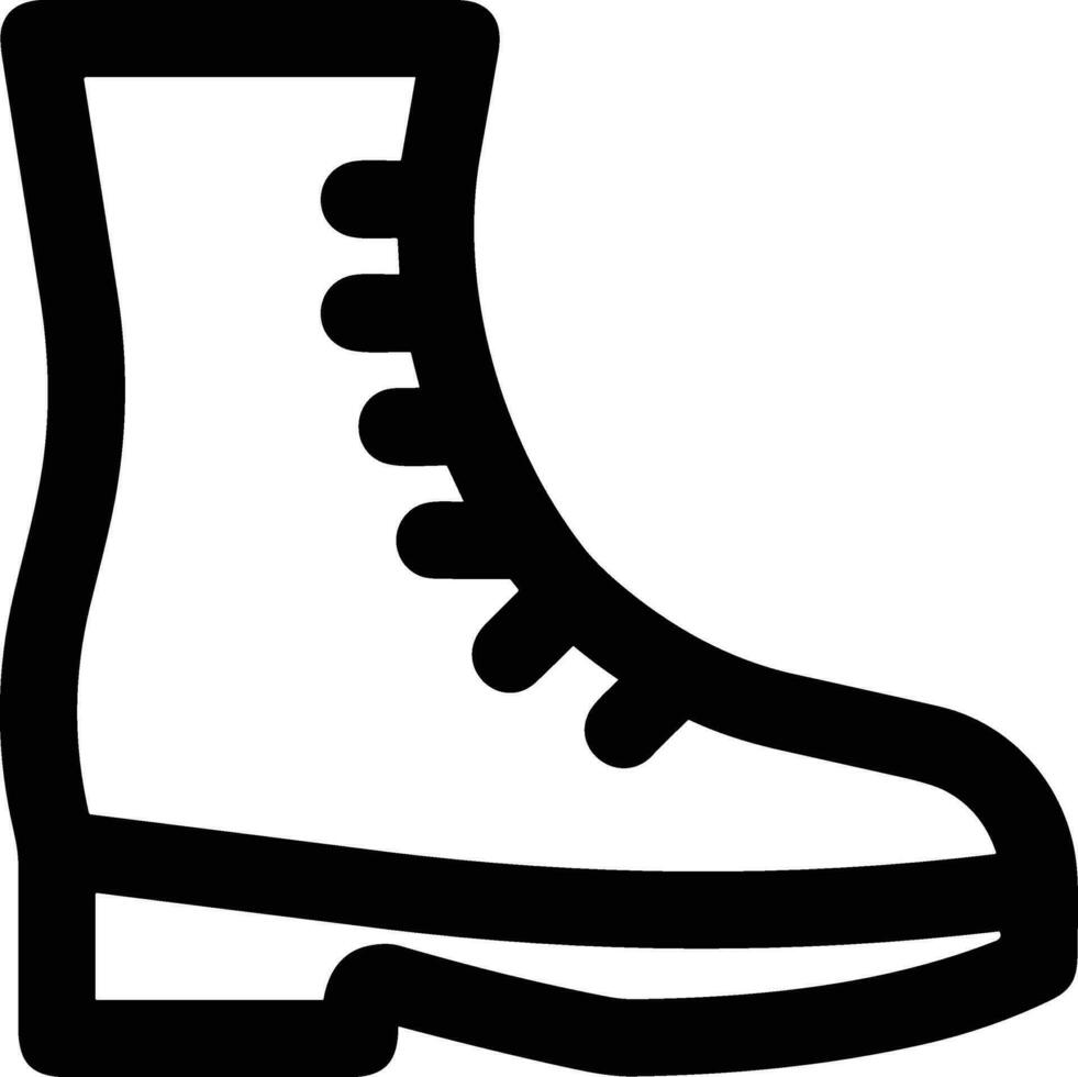 Boots symbol icon vector image. Illustration of the boot footwear shoe design image. EPS 10