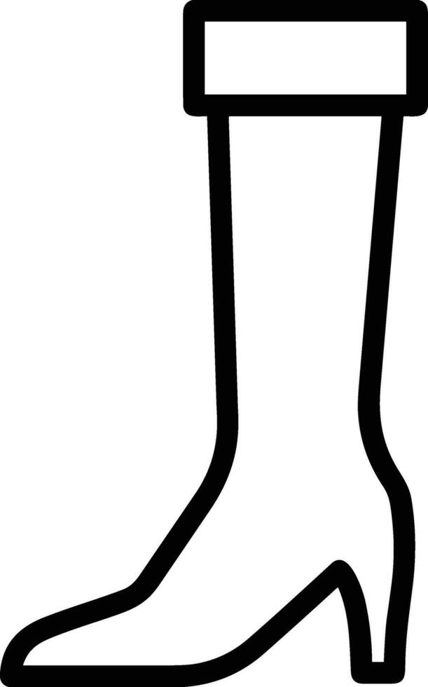 Boots symbol icon vector image. Illustration of the boot footwear shoe design image. EPS 10