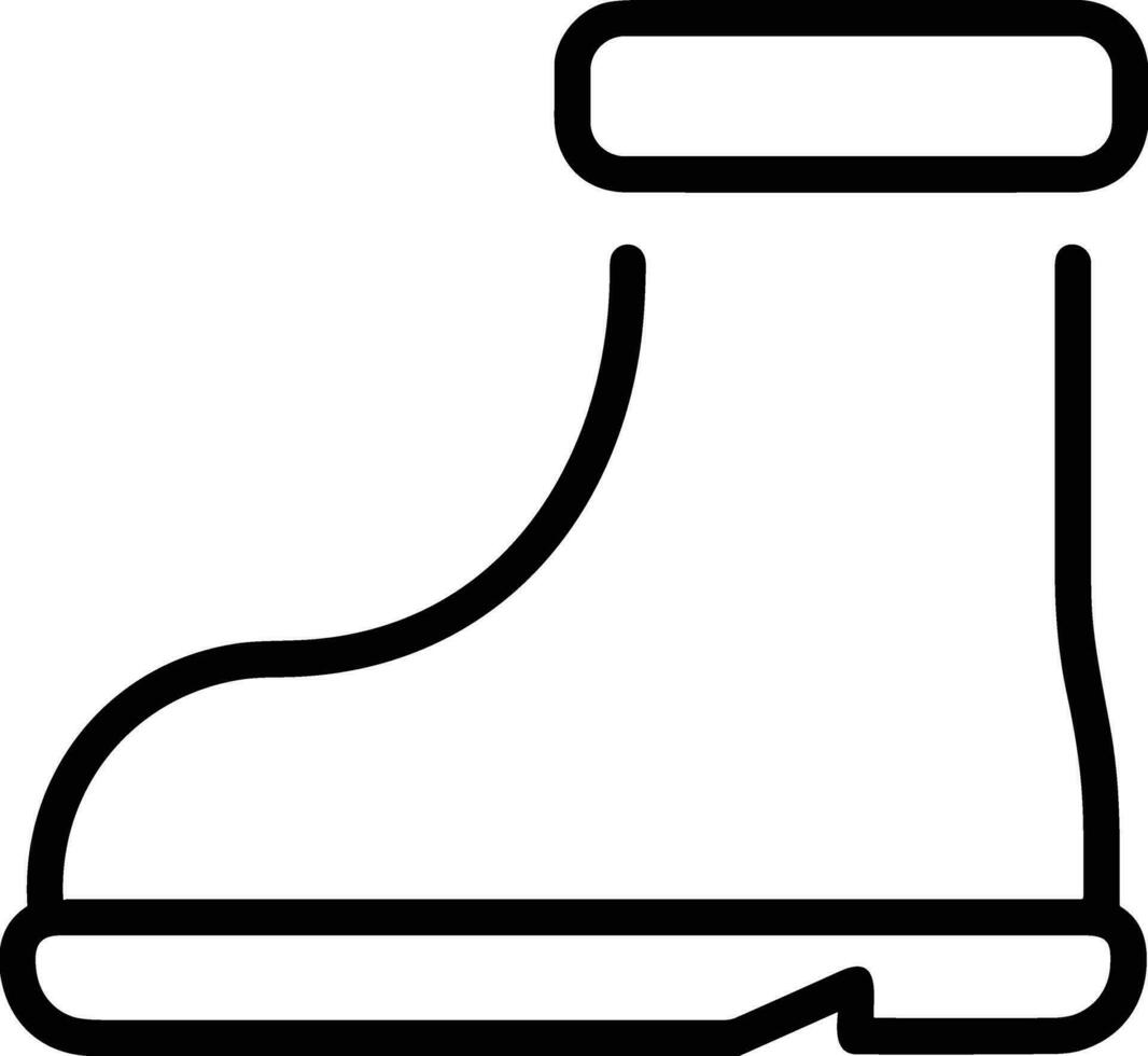 Boots symbol icon vector image. Illustration of the boot footwear shoe design image. EPS 10