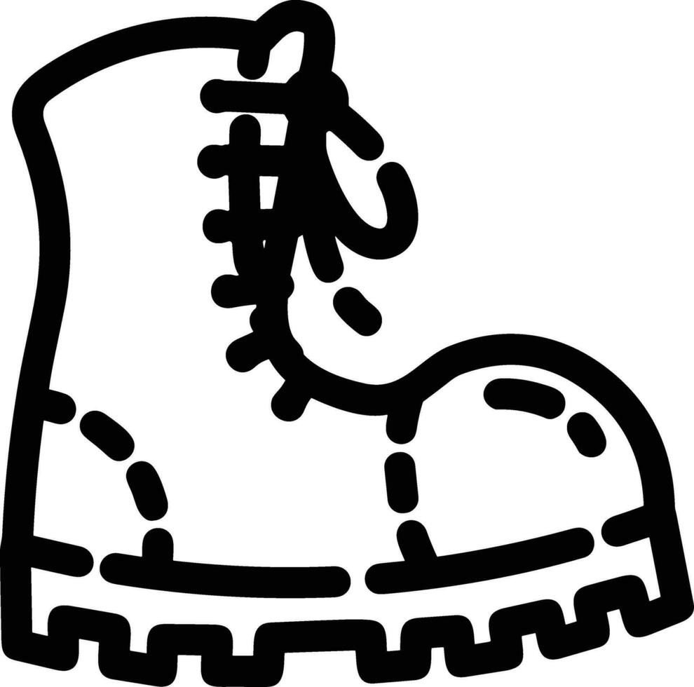 Boots symbol icon vector image. Illustration of the boot footwear shoe design image. EPS 10