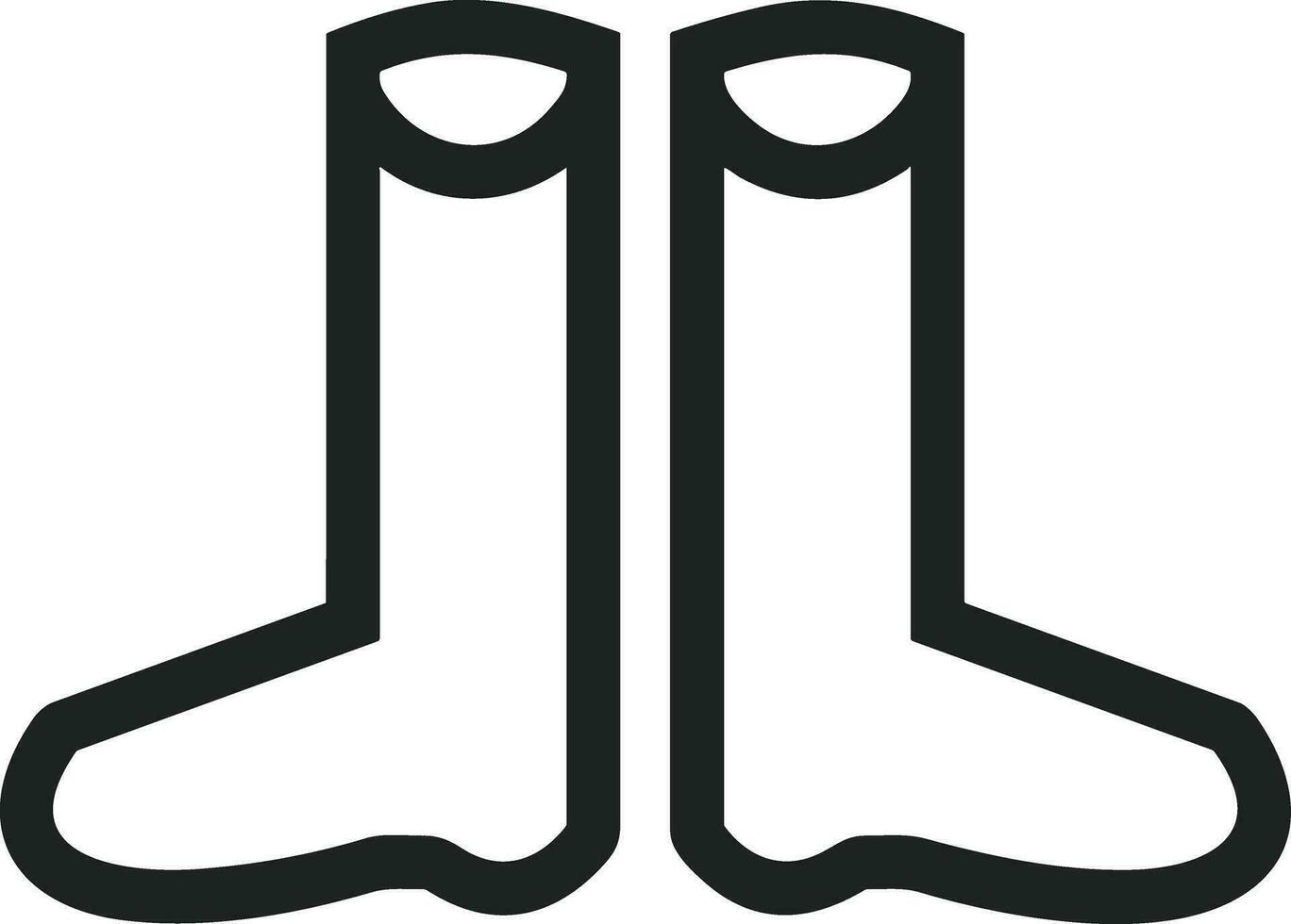 Boots symbol icon vector image. Illustration of the boot footwear shoe design image. EPS 10