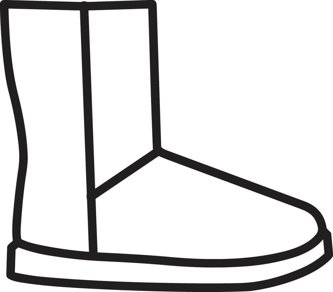 Boots symbol icon vector image. Illustration of the boot footwear shoe design image. EPS 10