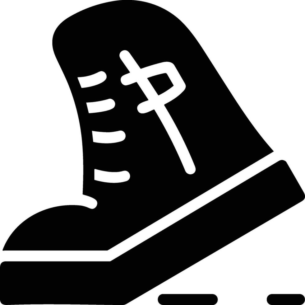 Boots symbol icon vector image. Illustration of the boot footwear shoe design image. EPS 10