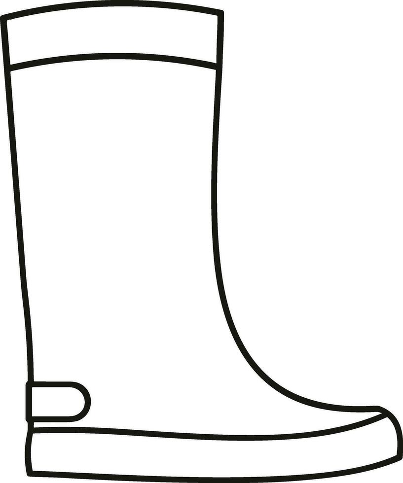 Boots symbol icon vector image. Illustration of the boot footwear shoe design image. EPS 10