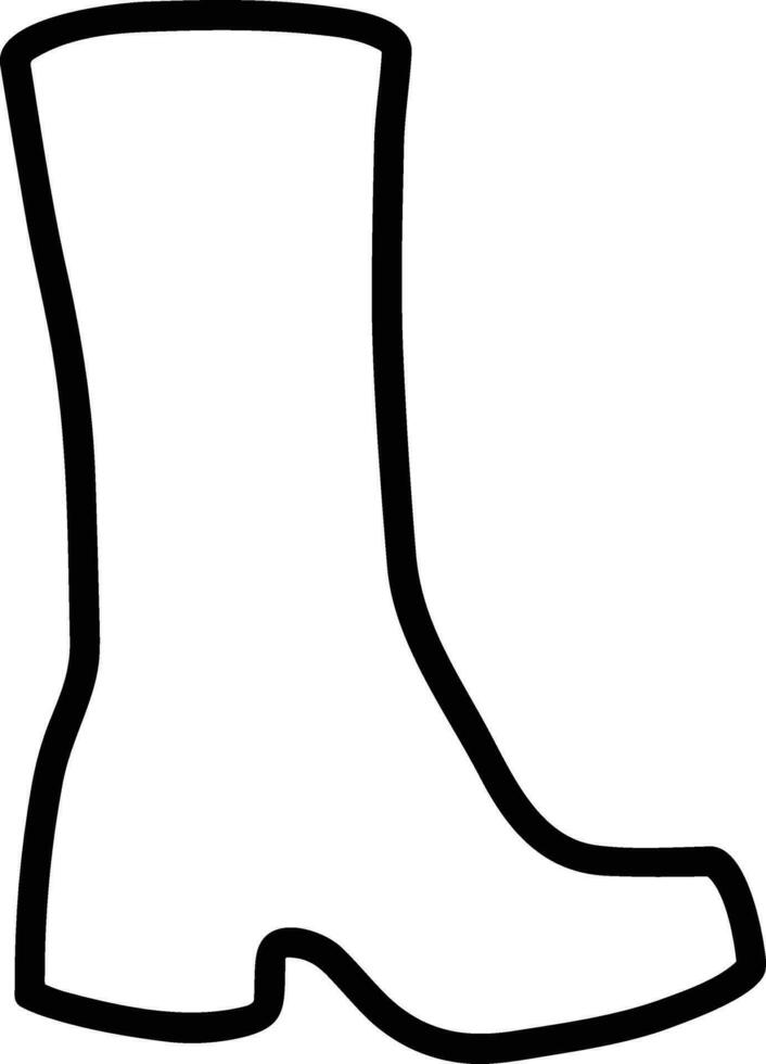 Boots symbol icon vector image. Illustration of the boot footwear shoe design image. EPS 10