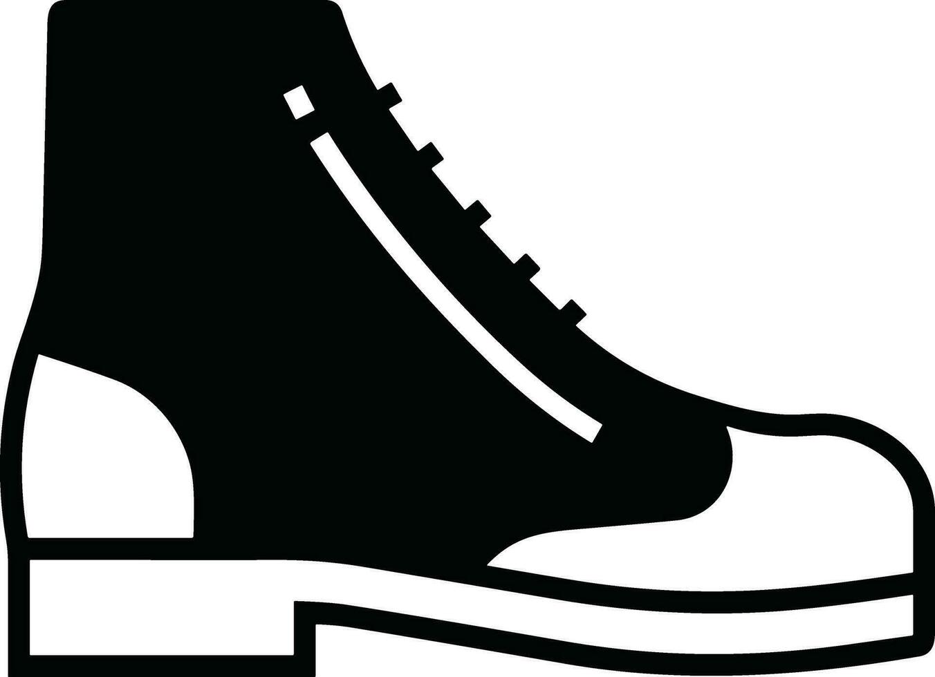 Boots symbol icon vector image. Illustration of the boot footwear shoe design image. EPS 10