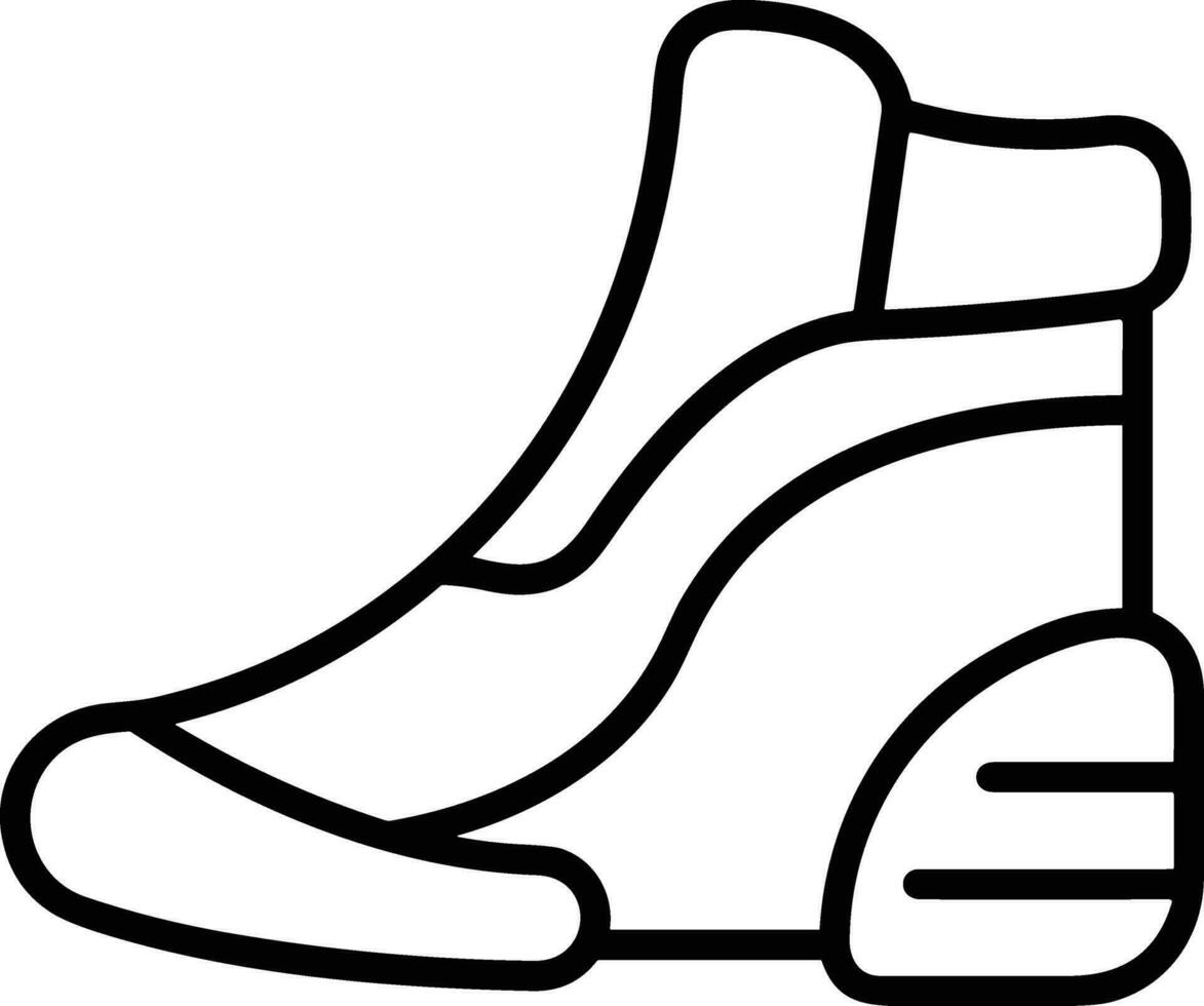 Boots symbol icon vector image. Illustration of the boot footwear shoe design image. EPS 10