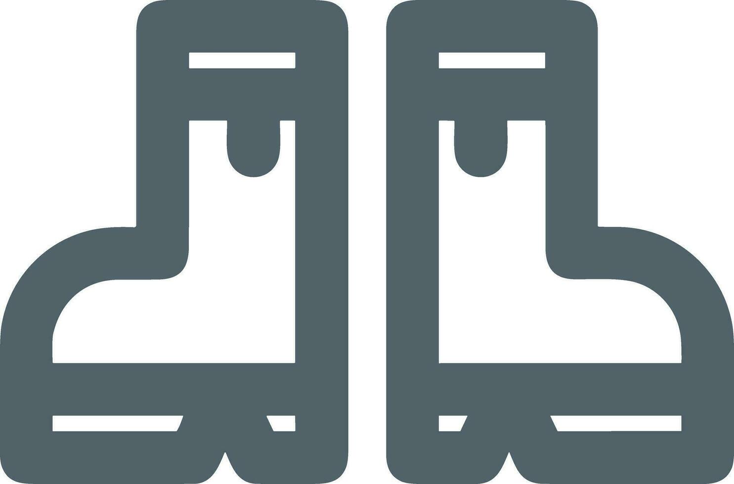Boots symbol icon vector image. Illustration of the boot footwear shoe design image. EPS 10