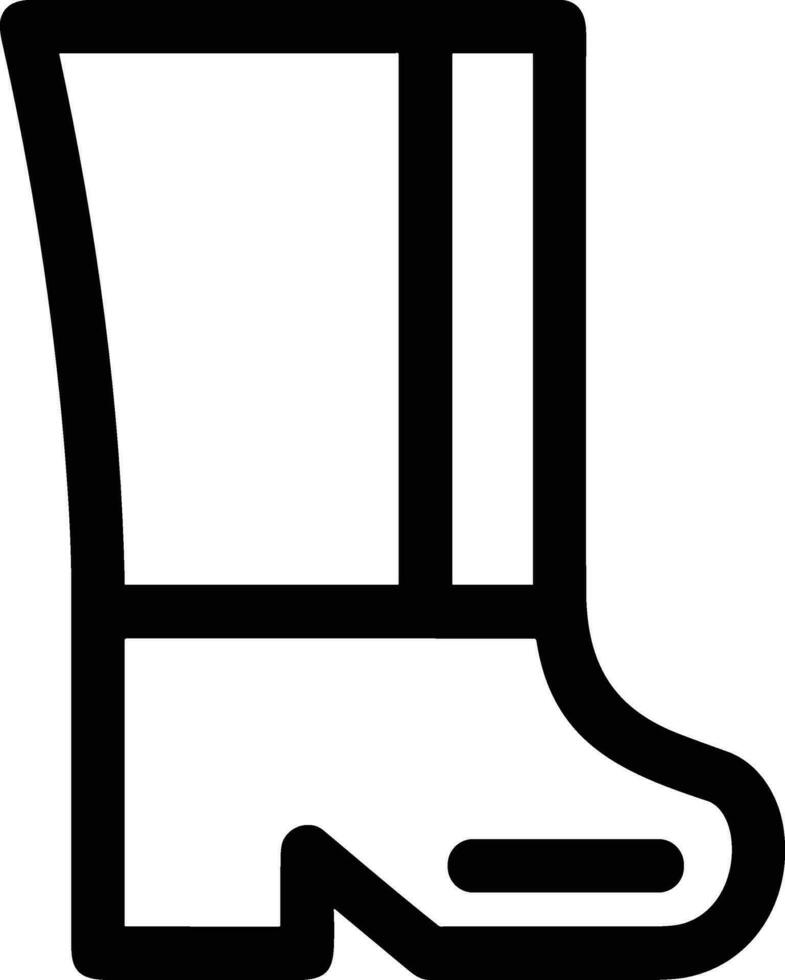 Boots symbol icon vector image. Illustration of the boot footwear shoe design image. EPS 10
