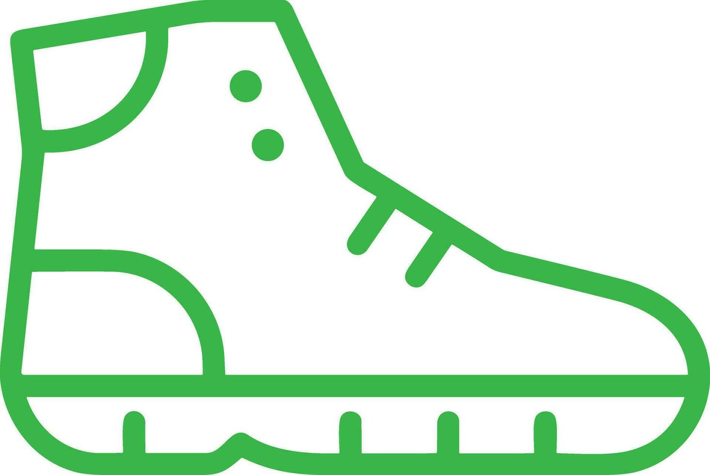 Boots symbol icon vector image. Illustration of the boot footwear shoe design image. EPS 10