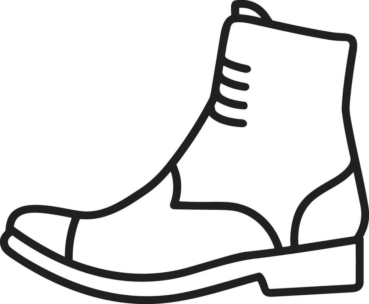 Boots symbol icon vector image. Illustration of the boot footwear shoe design image. EPS 10