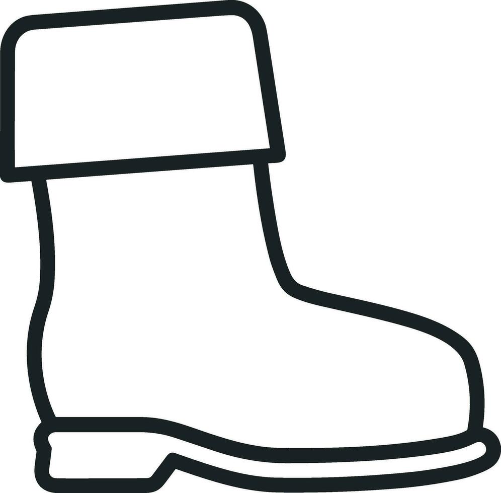 Boots symbol icon vector image. Illustration of the boot footwear shoe design image. EPS 10