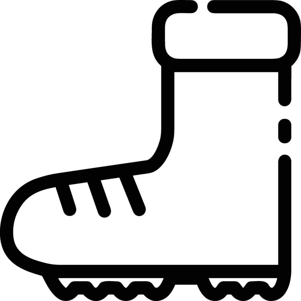 Boots symbol icon vector image. Illustration of the boot footwear shoe design image. EPS 10