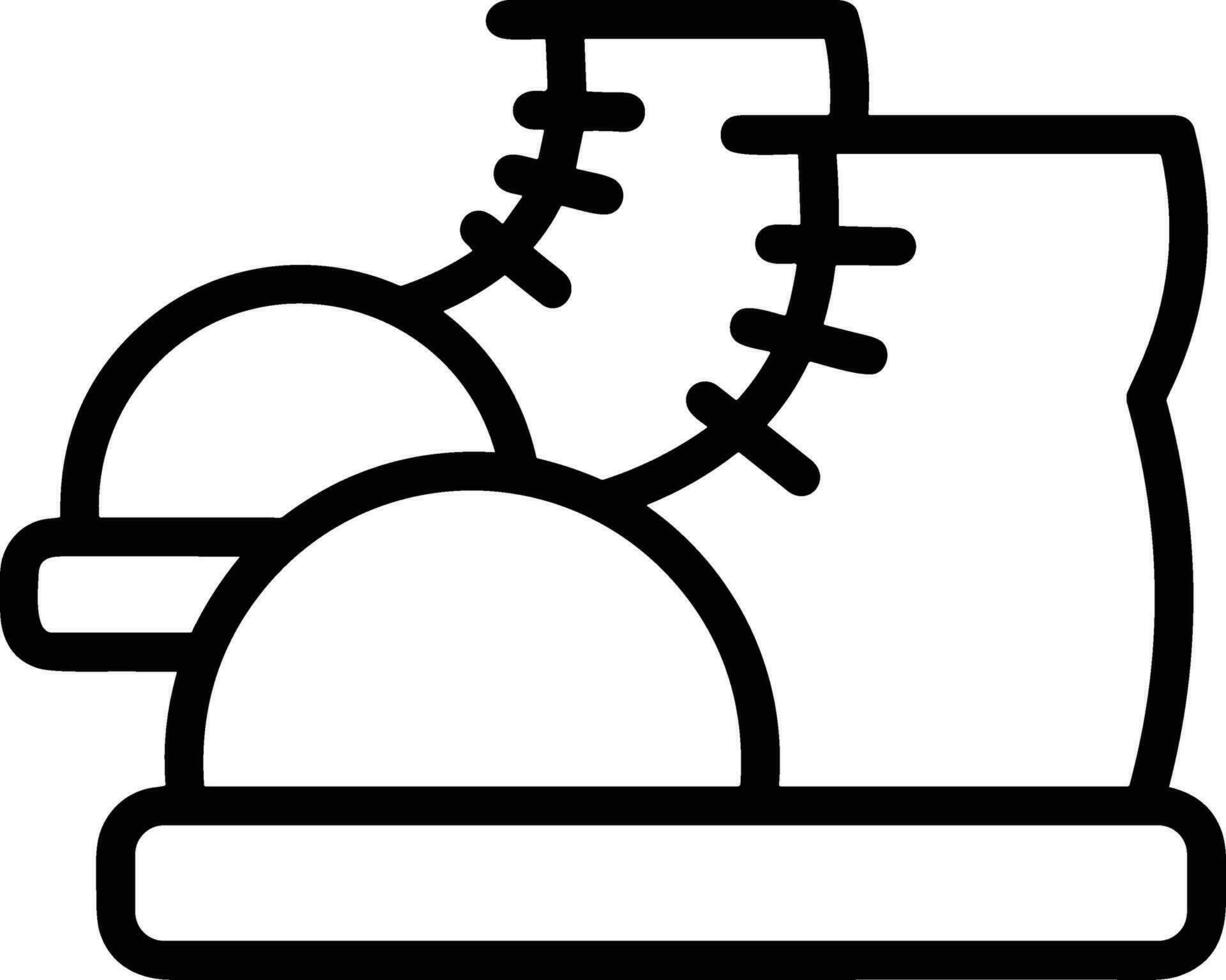 Boots symbol icon vector image. Illustration of the boot footwear shoe design image. EPS 10