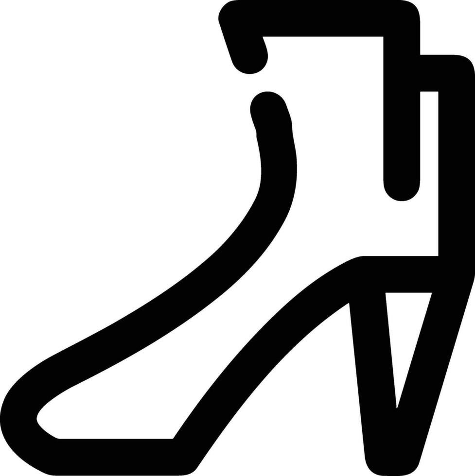 Boots symbol icon vector image. Illustration of the boot footwear shoe design image. EPS 10