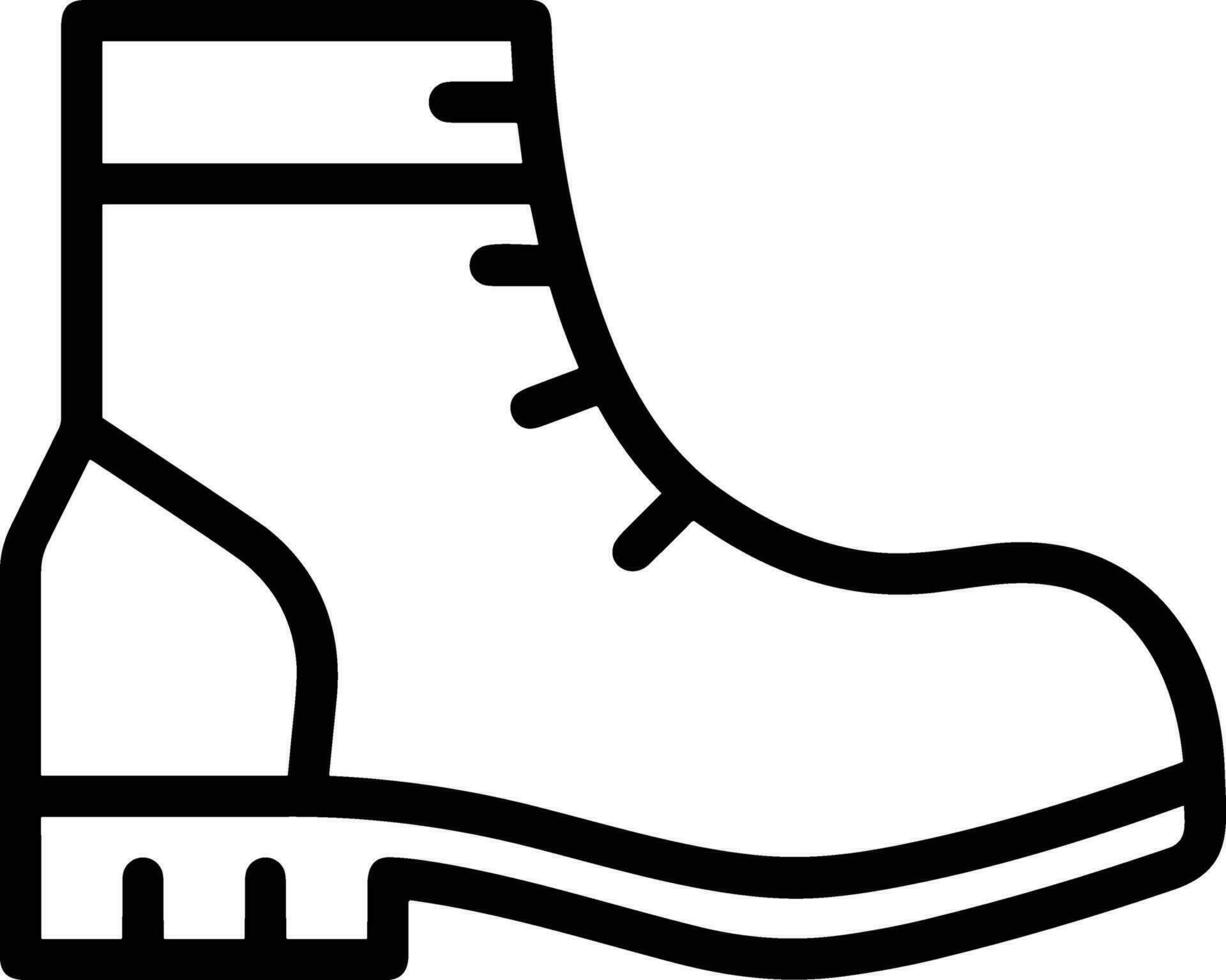 Boots symbol icon vector image. Illustration of the boot footwear shoe design image. EPS 10