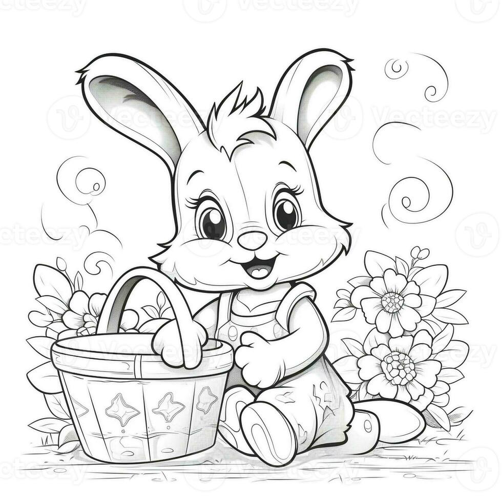 Easter Coloring Pages photo