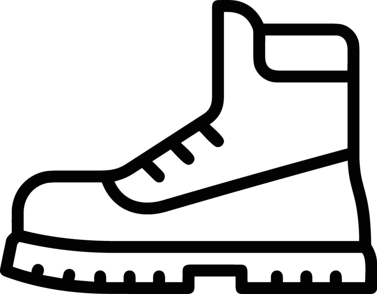 Boots symbol icon vector image. Illustration of the boot footwear shoe design image. EPS 10