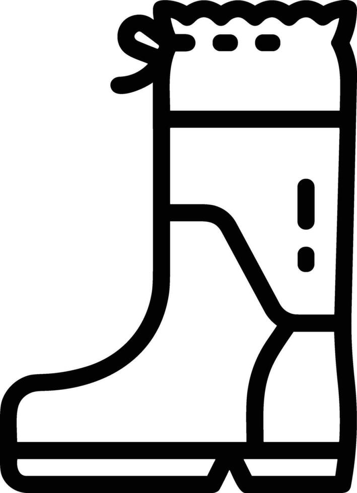Boots symbol icon vector image. Illustration of the boot footwear shoe design image. EPS 10