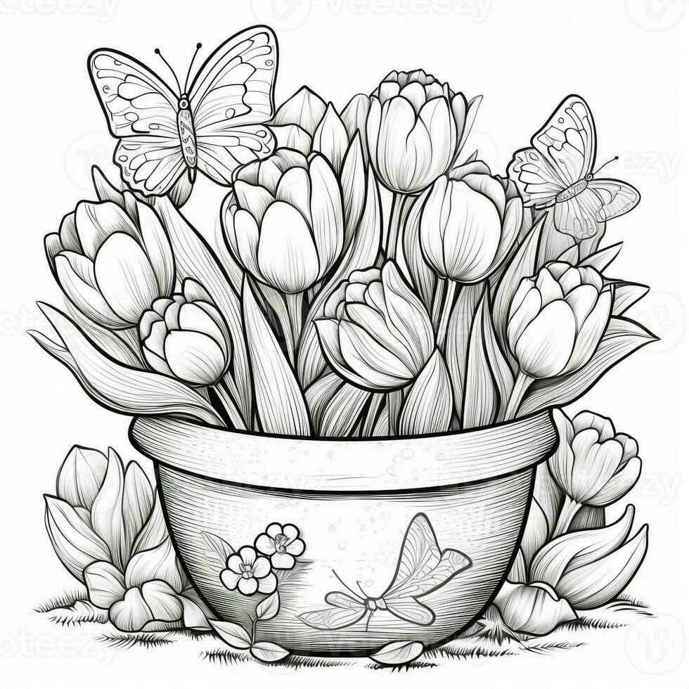 Easter Coloring Pages photo