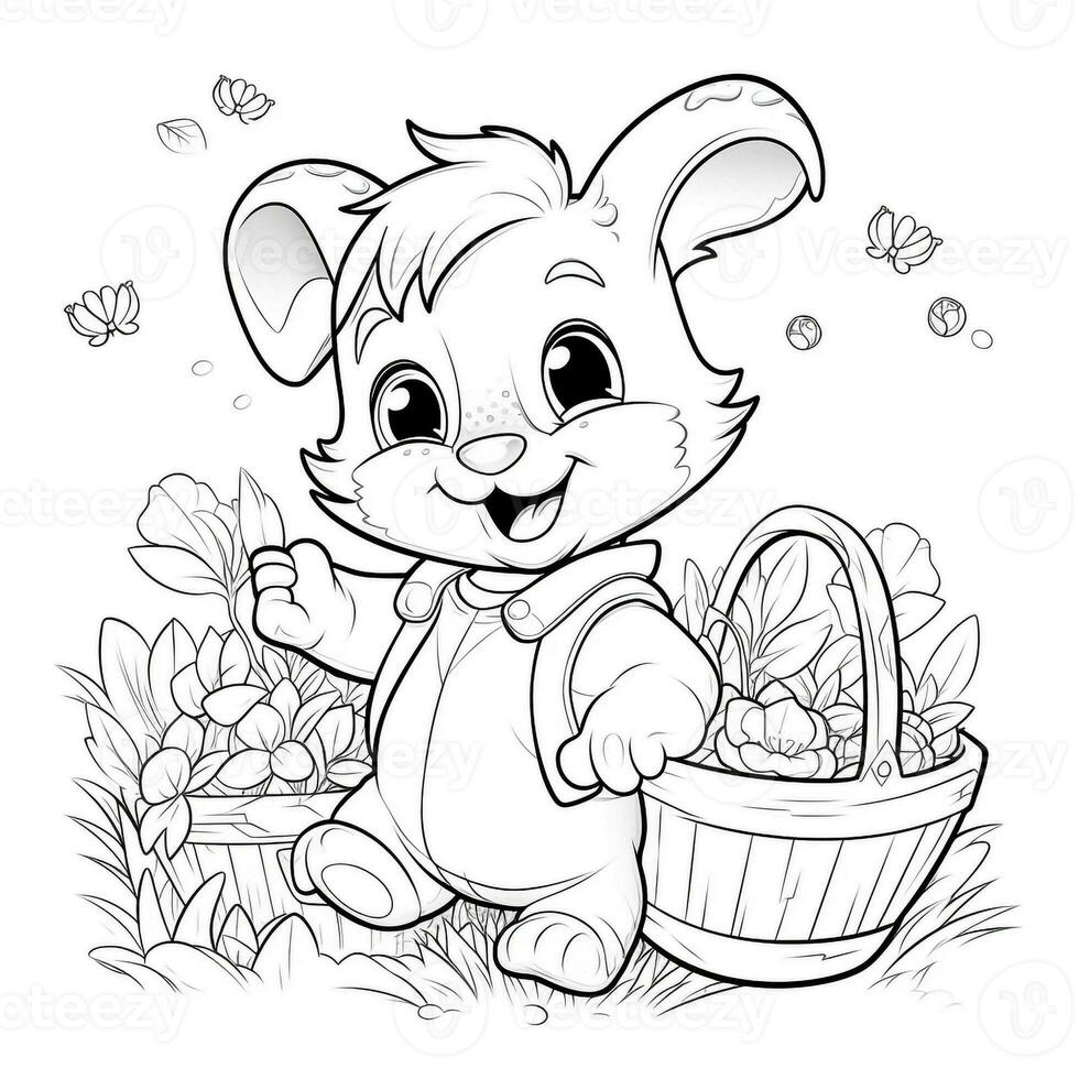 Easter Coloring Pages photo