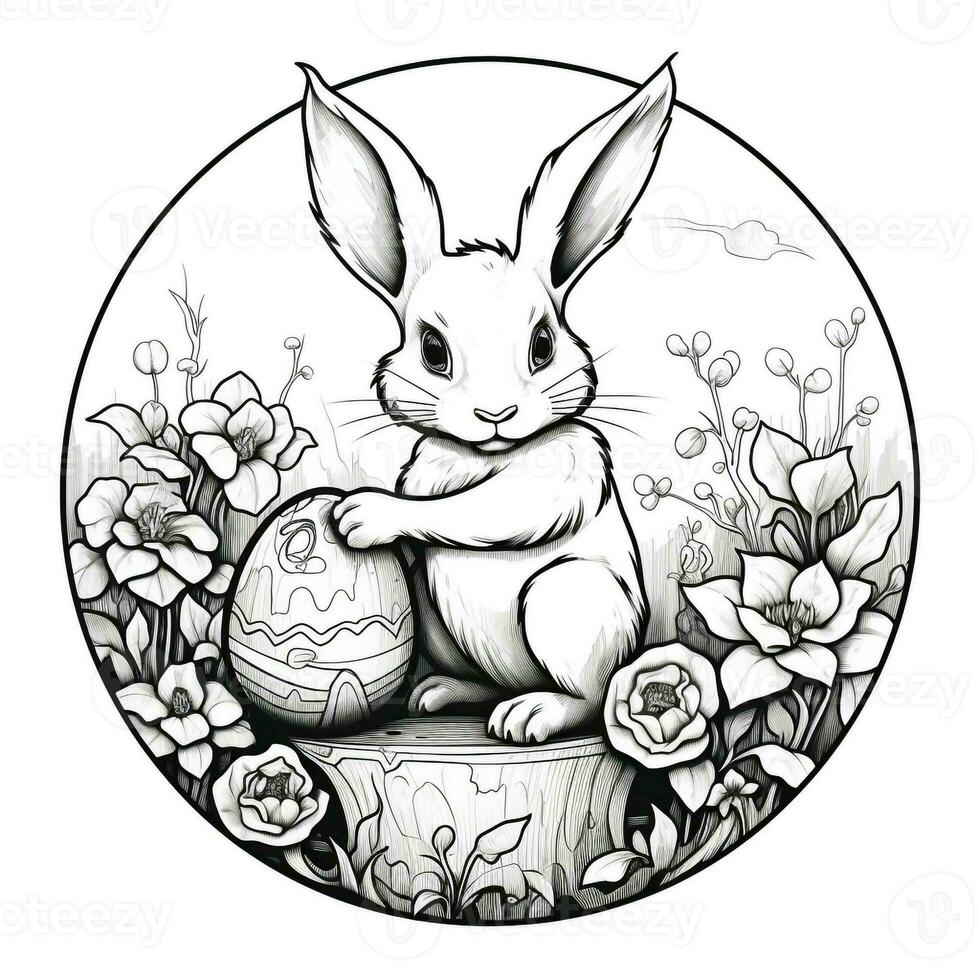 Easter Coloring Pages photo