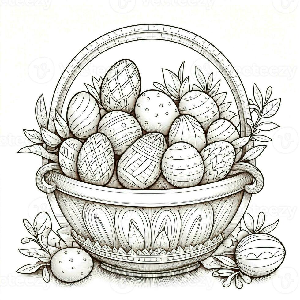 Easter Coloring Pages photo