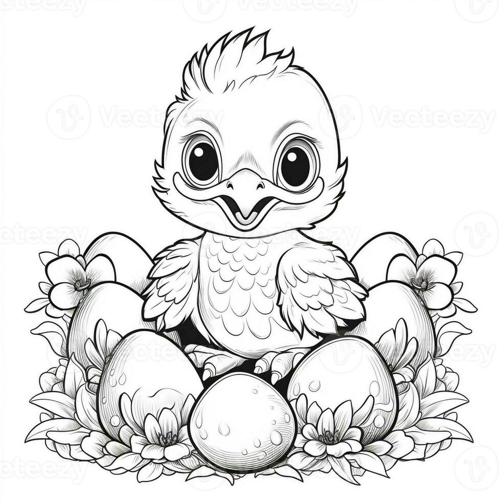 Easter Coloring Pages photo