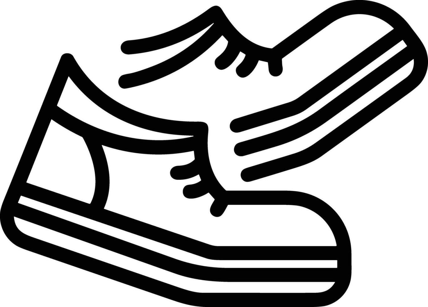 Boots symbol icon vector image. Illustration of the boot footwear shoe design image. EPS 10