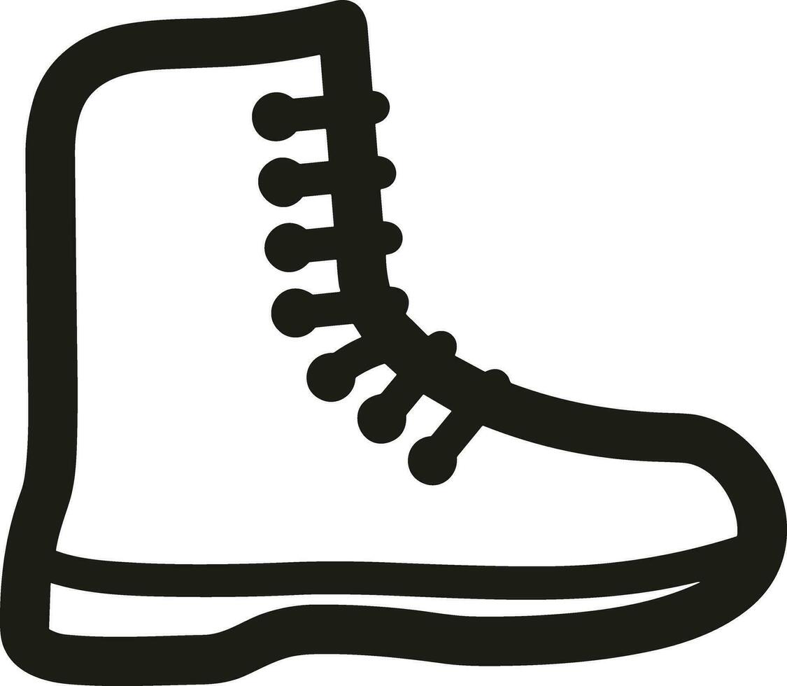 Boots symbol icon vector image. Illustration of the boot footwear shoe design image. EPS 10