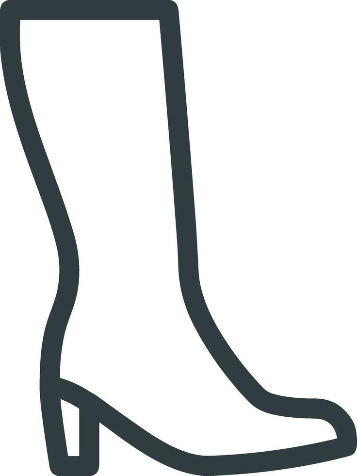 Boots symbol icon vector image. Illustration of the boot footwear shoe design image. EPS 10