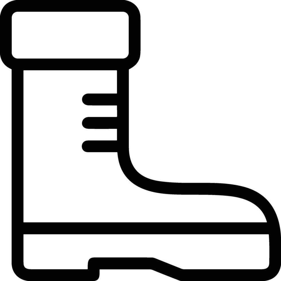 Boots symbol icon vector image. Illustration of the boot footwear shoe design image. EPS 10