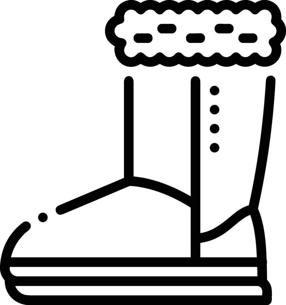 Boots symbol icon vector image. Illustration of the boot footwear shoe design image. EPS 10