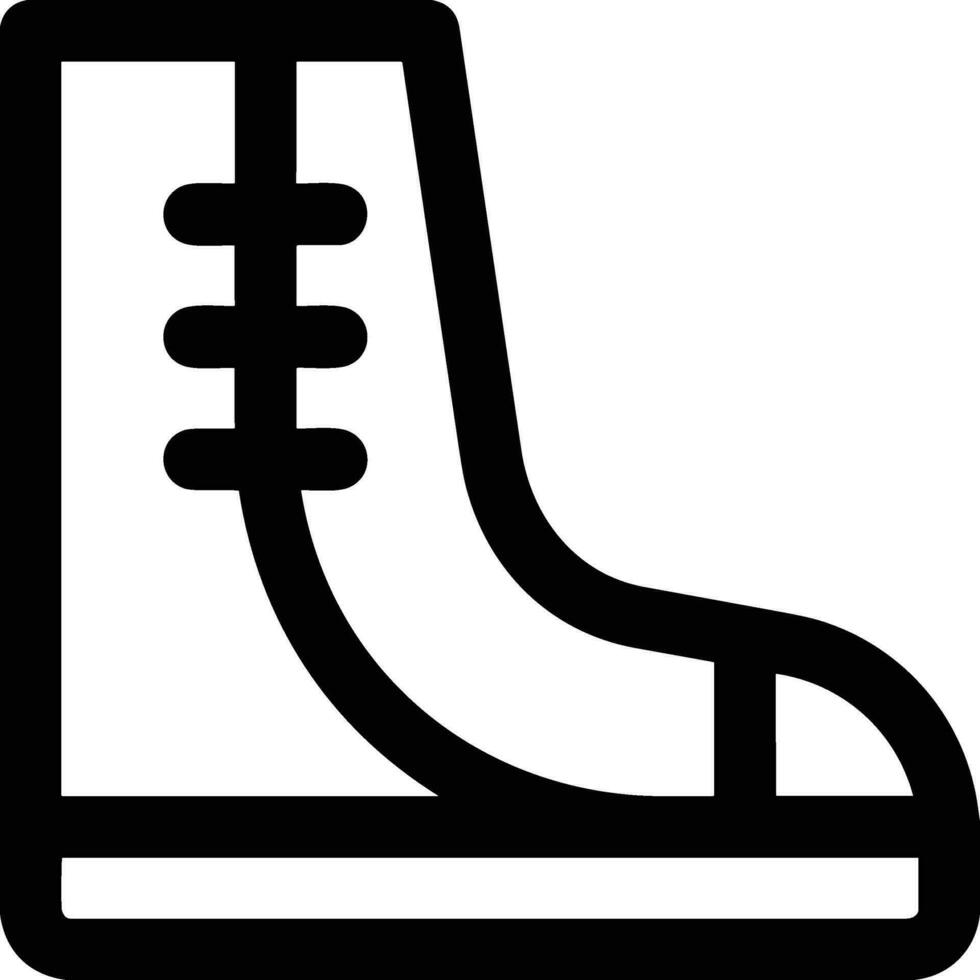 Boots symbol icon vector image. Illustration of the boot footwear shoe design image. EPS 10