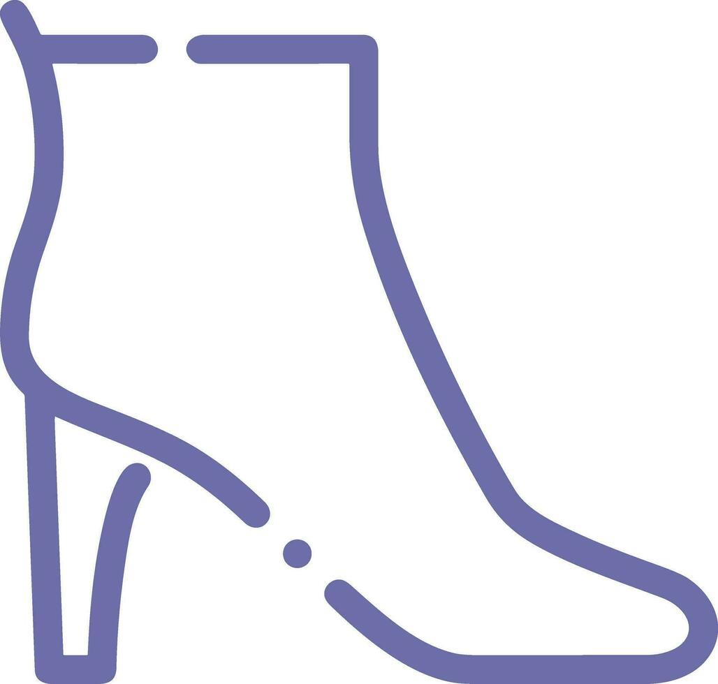 Boots symbol icon vector image. Illustration of the boot footwear shoe design image. EPS 10